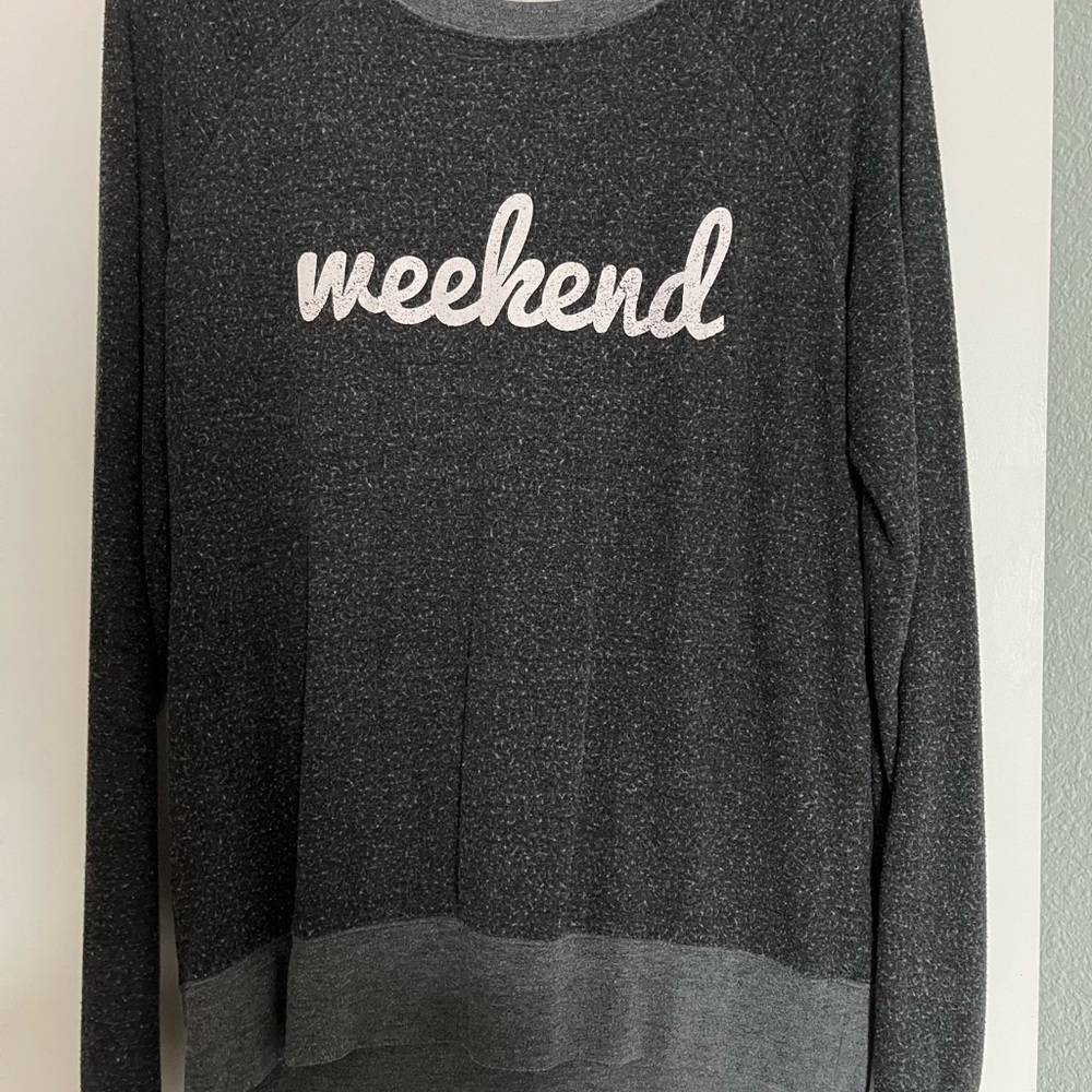 Grey long sleeve sweatshirt size small